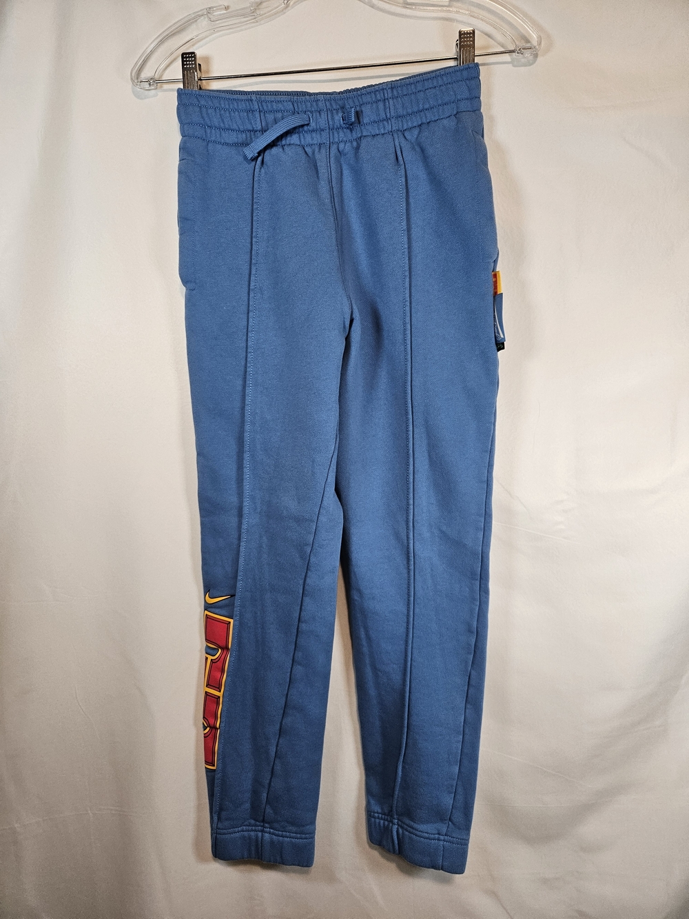Nike LaBron Boy's Blue Athletic Jogger Sweatpants Strive For Greatness